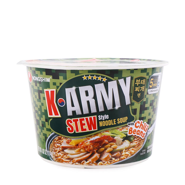 Nongshim K-Army Stew Noodle Soup Big Bowl 4.02oz - H Mart Manhattan Delivery