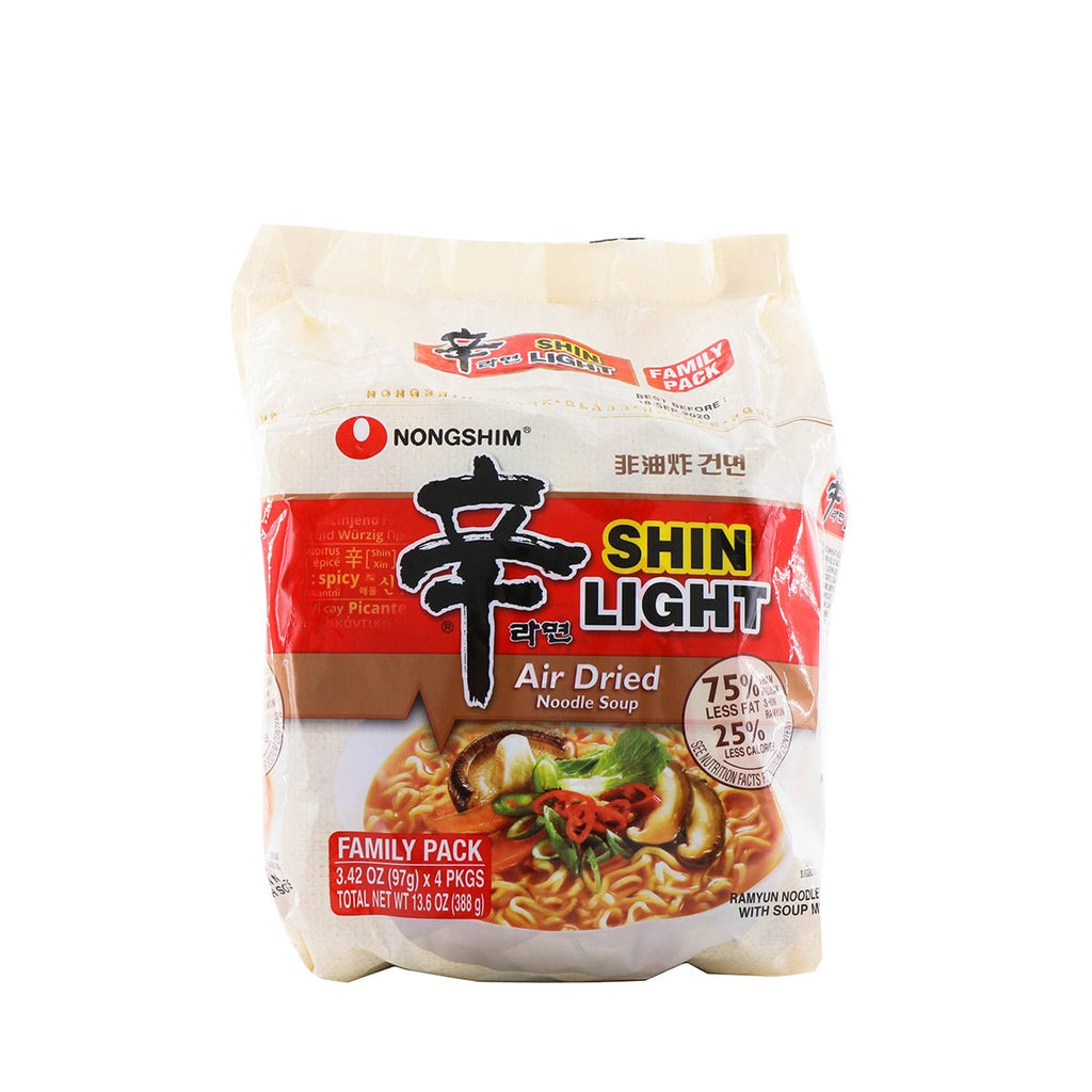PSA: Shin Ramyun now makes a light noodle (340!!! calories!!!) and