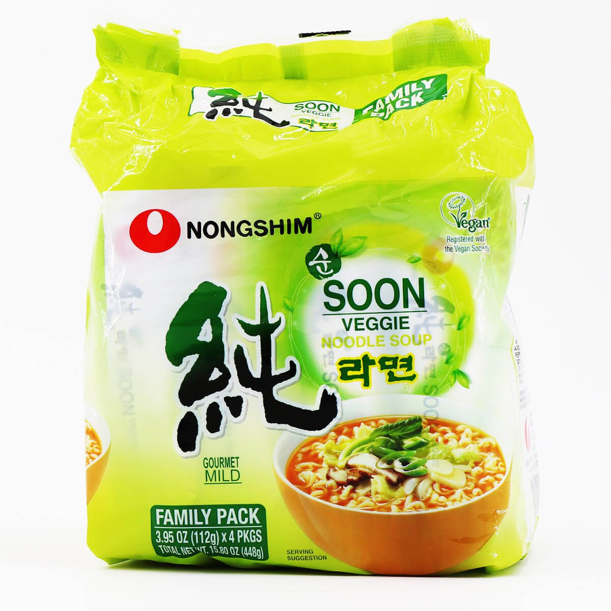 Nongshim Soon Veggie Ramen Multi 448g - H Mart Manhattan Delivery