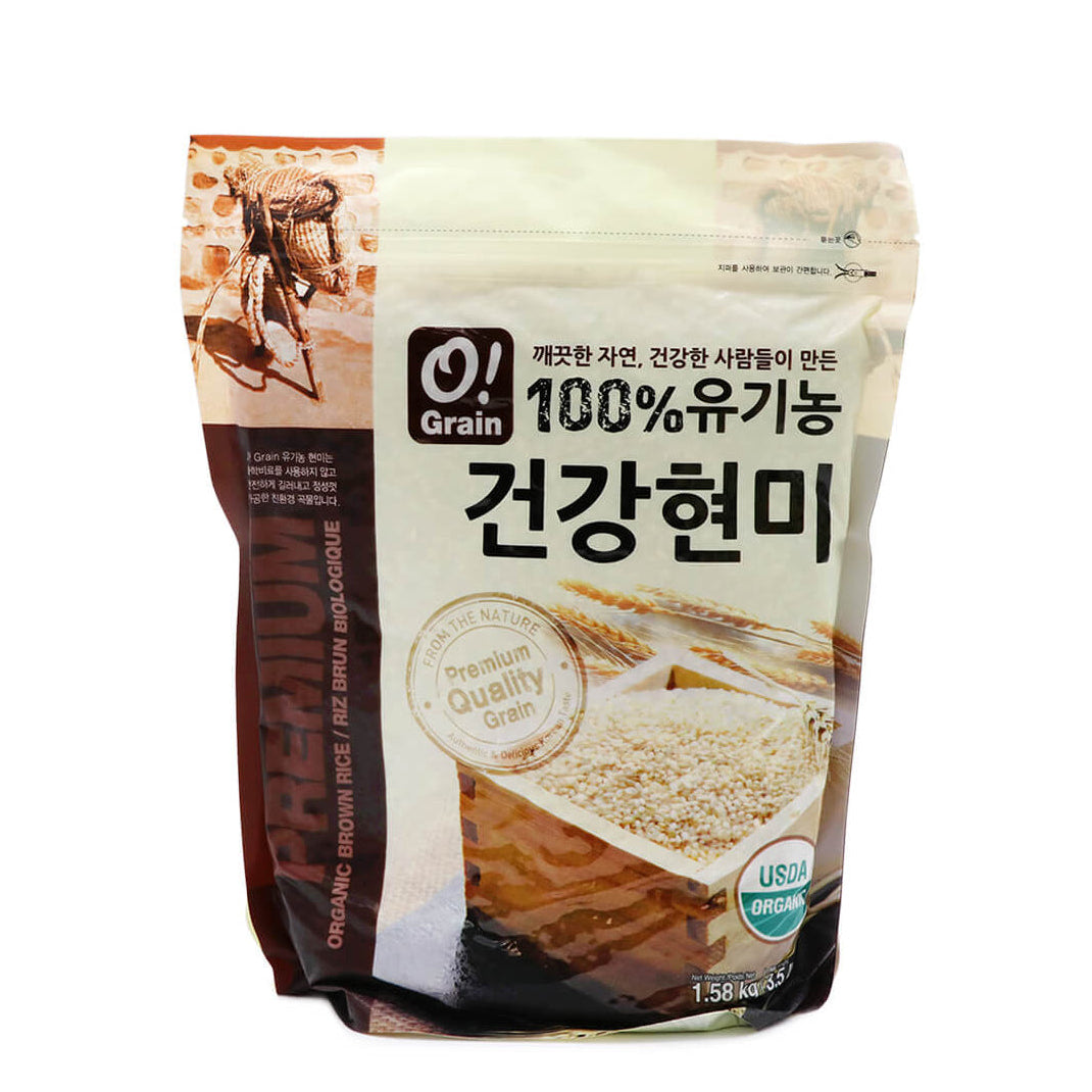 O Renta Brown Rice O! Grain Premium Organic Brown Rice 3.5lb - H Mart Manhattan Delivery