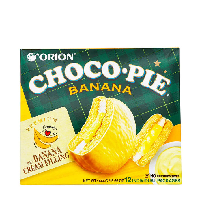 Orion Choco Pie with Banana Cream Filling 15.66oz - H Mart Manhattan Delivery