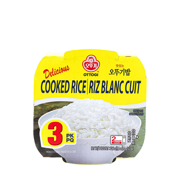 Ottogi Delicious Cooked Rice 7.4oz x 3 Packs - H Mart Manhattan Delivery