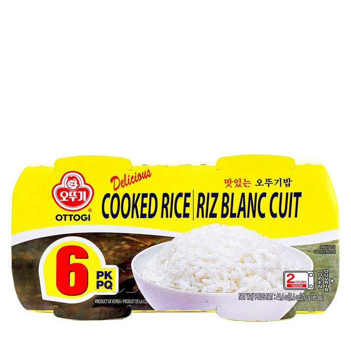 Ottogi Delicious Cooked Rice 7.4oz x 6 Packs - H Mart Manhattan Delivery