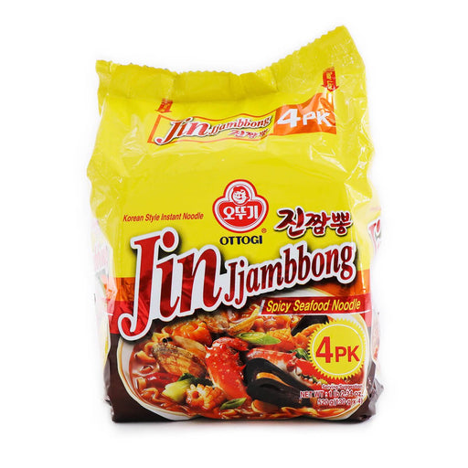 Ottogi Jin Jjambbong Spicy Seafood Noodle Family Pack 520g - H Mart Manhattan Delivery