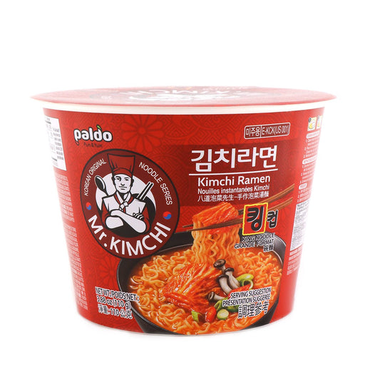 Paldo Mr. Kimchi Ramen Noodles (King Cup) 3.88oz - H Mart Manhattan Delivery