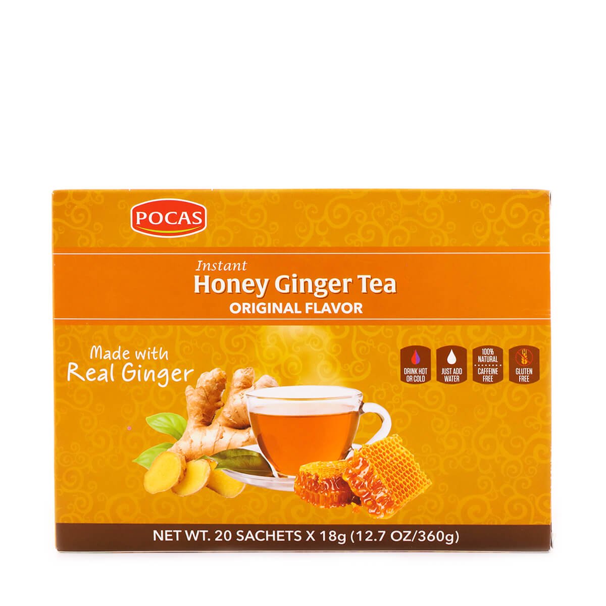 Pocas Honey Ginger Tea Original 12.7oz H Mart Manhattan Delivery