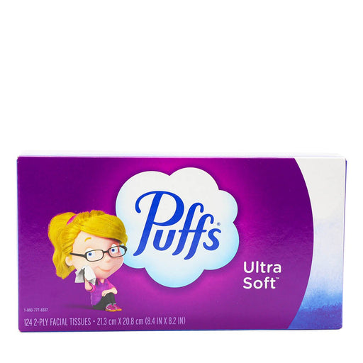 Puffs Ultra Soft 124 2-Ply Facial Tissue 21.3cm x 20.8cm - H Mart Manhattan Delivery
