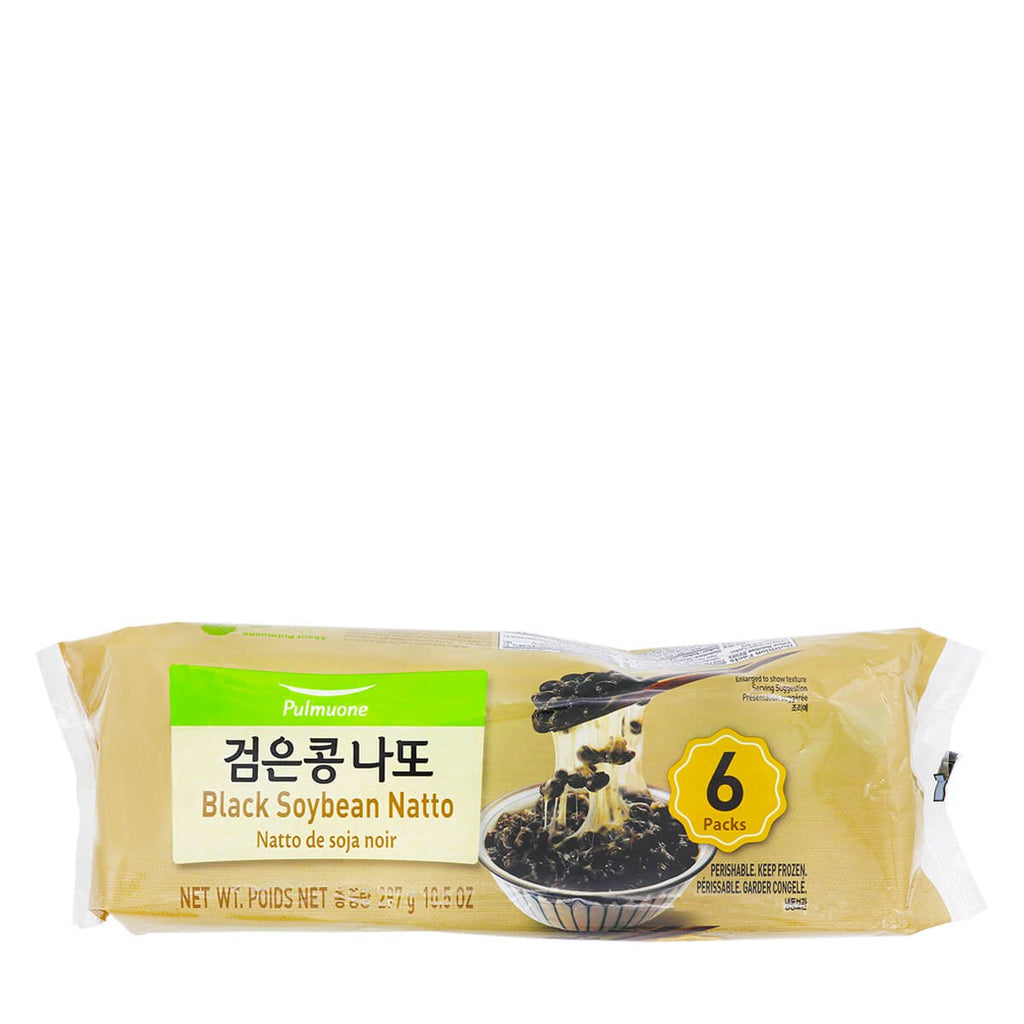 【ラッピング不可】 Black Pulmuone Soybean Mart H - 10.5oz Packs, 6 Natto トップス