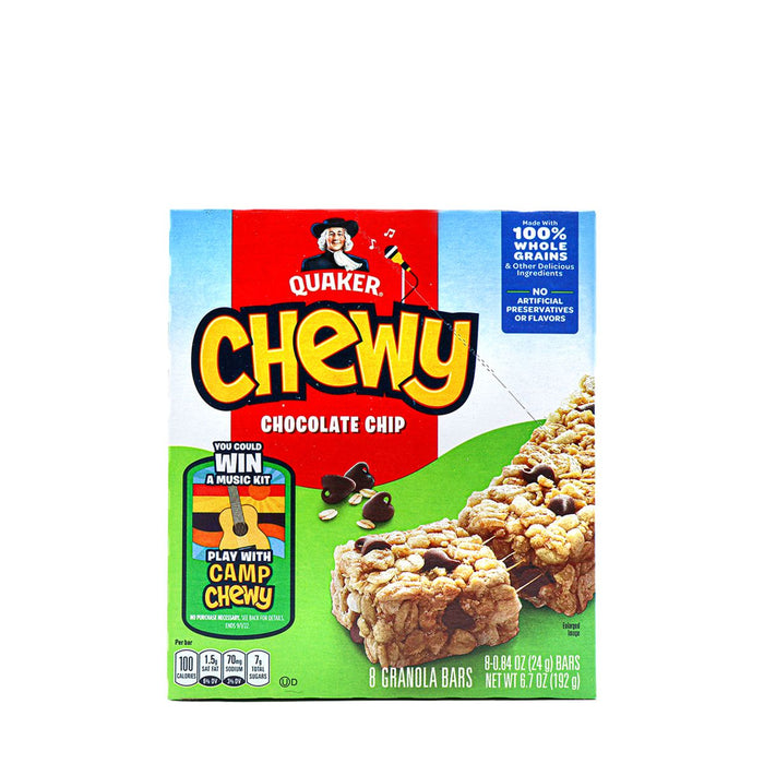 Quaker Chewy Chocolate Chip 6.7oz - H Mart Manhattan Delivery