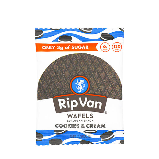 Rip Van Wafels European Snack Cookies & Cream 1.16oz - H Mart Manhattan Delivery