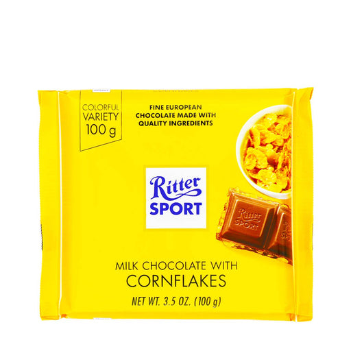 Ritter Sport Milk Chocolate with Cornflakes 3.5oz - H Mart Manhattan Delivery