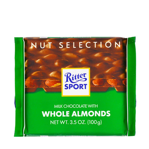 Ritter Sport Milk Chocolate with Whole Almonds 3.5oz - H Mart Manhattan Delivery