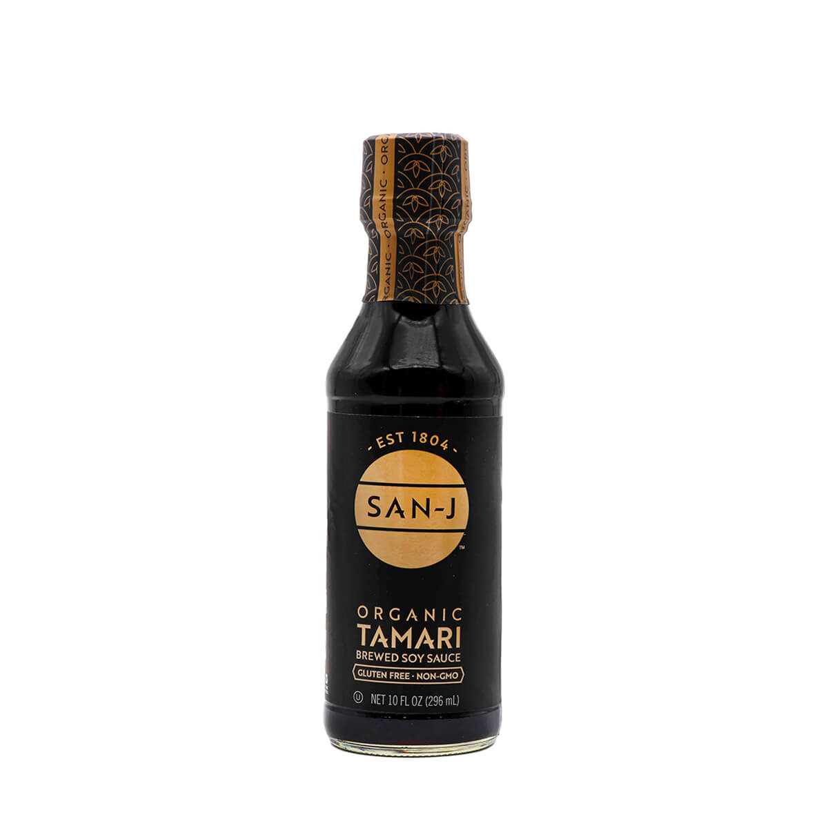 SanJ Organic Tamari Brewed Soy Sauce Gluten Free 10fl.oz H Mart