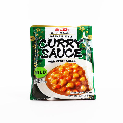 S&B Curry Sauce with Vegetables Mild 7.4oz - H Mart Manhattan Delivery