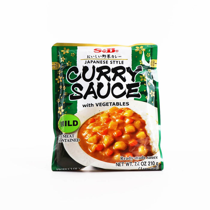 S&B Curry Sauce with Vegetables Mild 7.4oz - H Mart Manhattan Delivery