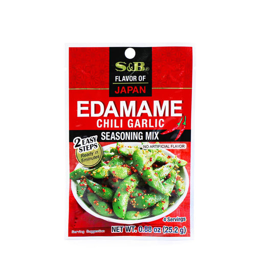 S&B Edamame Chili Garlic Seasoning Mix 0.88oz - H Mart Manhattan Delivery