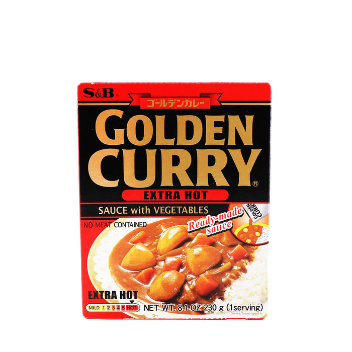 S&B Golden Curry Sauce with Vegetables Extra Hot 8.1oz - H Mart Manhattan Delivery