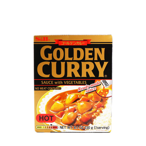 S&B Golden Curry Sauce with Vegetables Hot 8.1oz - H Mart Manhattan Delivery