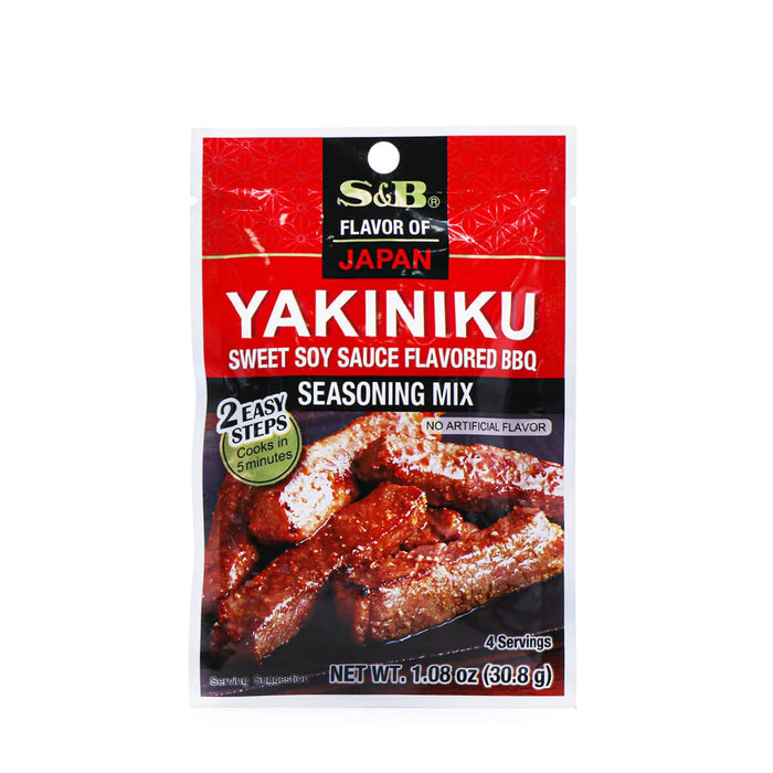 S&B Yakiniku Sweet Soy Sauce Flavored BBQ Seasoning Mix 1.08oz - H Mart Manhattan Delivery