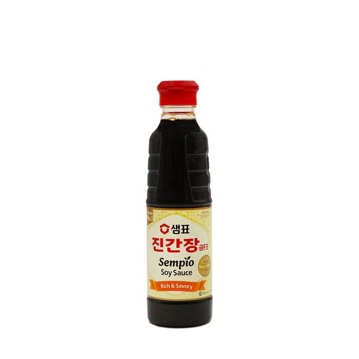 Sempio Soy Sauce Jin Gold F3 Rich and Savory 500ml - H Mart Manhattan Delivery