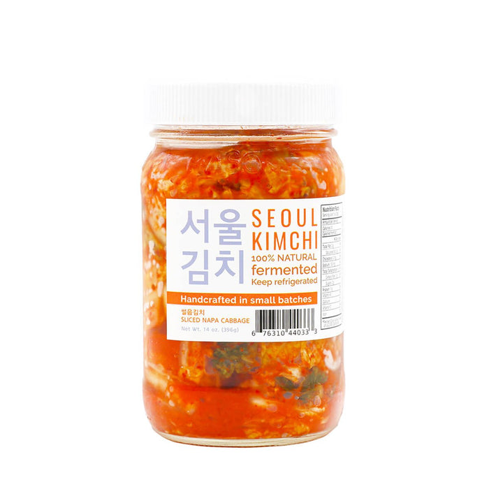 Seoul Kimchi 100% Natural Fermented Sliced Napa Cabbage 14oz - H Mart Manhattan Delivery