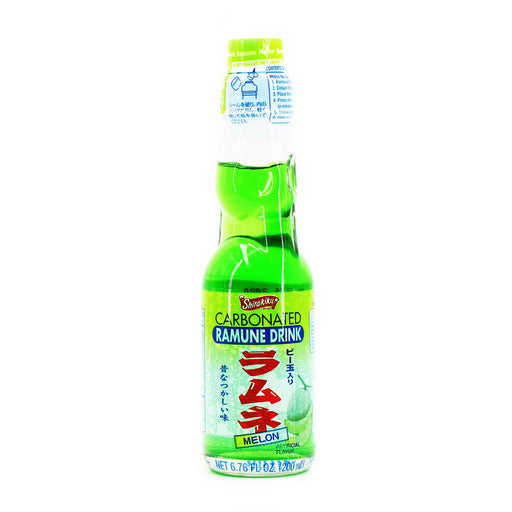 Shirakiku Carbonated Ramune Drink Melon 200ml - H Mart Manhattan Delivery