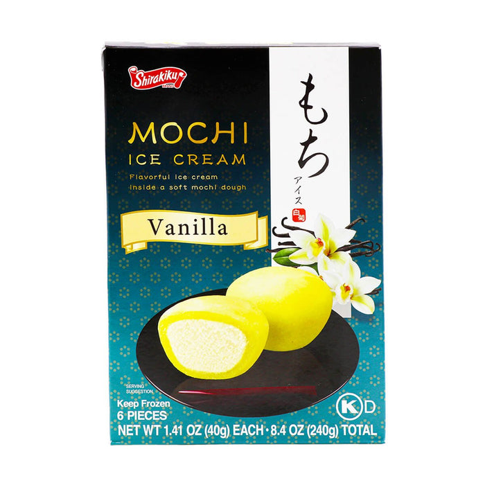 Shirakiku Mochi Ice Cream Vanilla 8.4oz - H Mart Manhattan Delivery